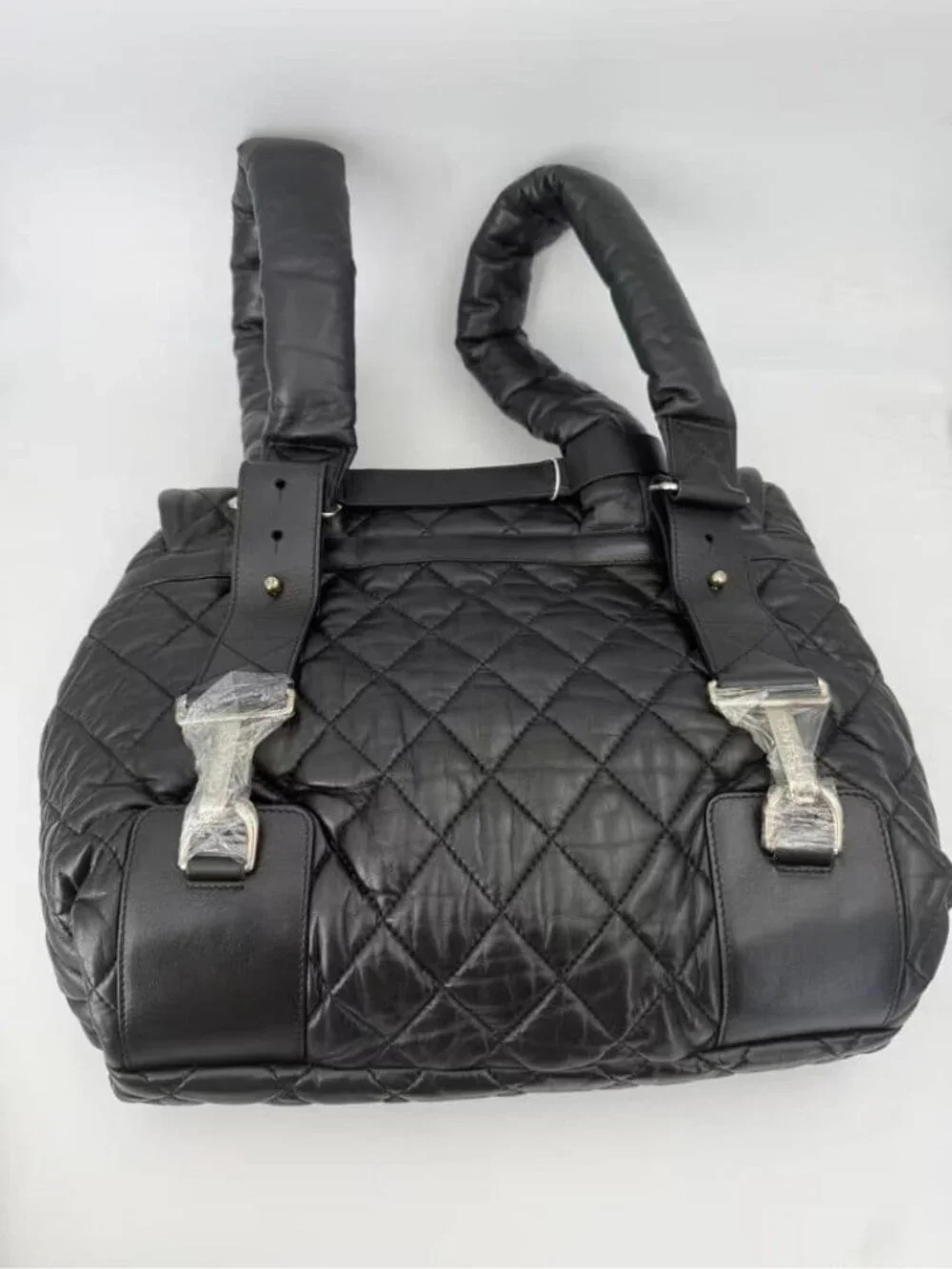 Chanel Lambskin Quilted Backpack Black